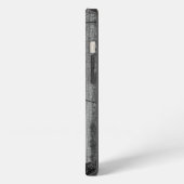 冬の古木 グレースケール iPhone カー iPhoneケース (左側面)