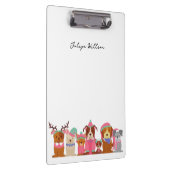 冬の名の可愛い犬 クリップボード (右)