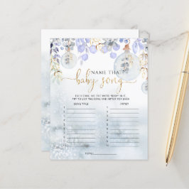 冬の名前その歌の赤ちゃんシャワーゲーム