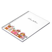 冬の名前の可愛い犬 ノートブック (左側)