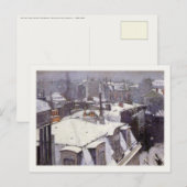 冬の名物はがき絵画 ポストカード (正面/裏面)