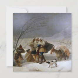 冬の吹雪 カード