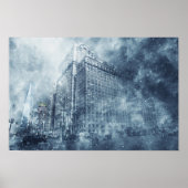 冬の吹雪 ポスター (正面)