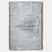 冬の喜びの季節 スローブランケット (正面縦)