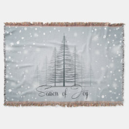 冬の喜びの季節 スローブランケット