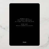 冬の喜び2フォトファミリー 箔シーズンカード (裏面)