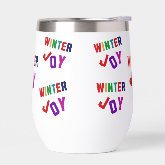 冬の喜び – Cozy カラフル Letters (左面)