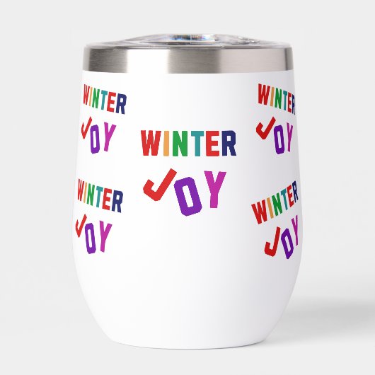 冬の喜び – Cozy カラフル Letters (正面)