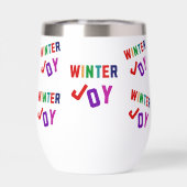 冬の喜び – Cozy カラフル Letters (背面)