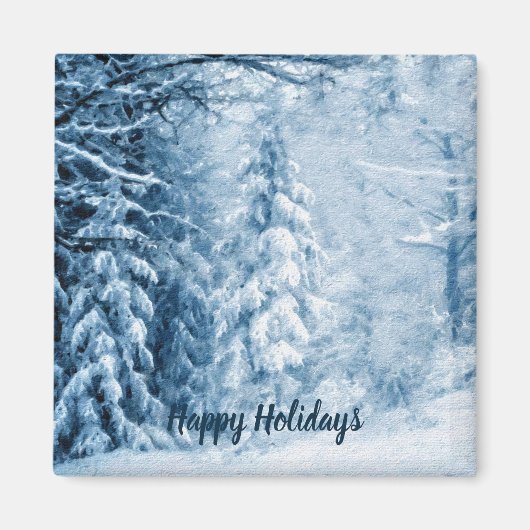 冬の囁き マグネット (正面)