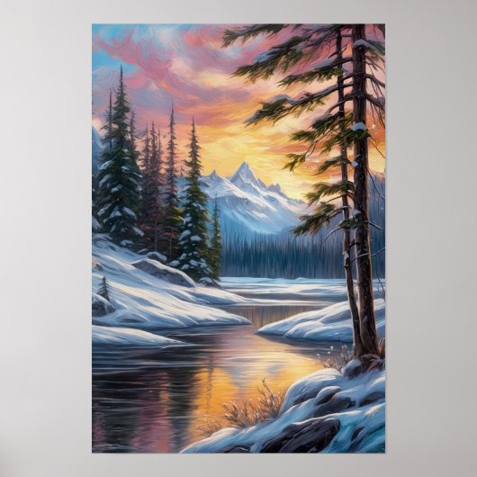 冬の囁き、川辺の空想 ポスター (正面)