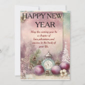 冬の囁き:年賀状 シーズンカード (正面)