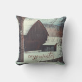 冬の国の風景 クッション (正面)