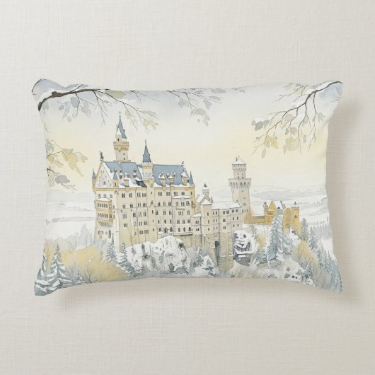 冬の国王陛下：魅惑の城 アクセントクッション (正面)