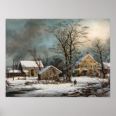 冬の国、寒い朝のアーカイブPr ポスター (正面)