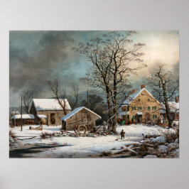 冬の国、寒い朝のアーカイブPr ポスター