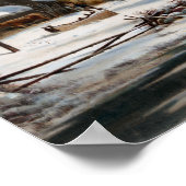 冬の国、寒い朝のアーカイブPr ポスター (角)