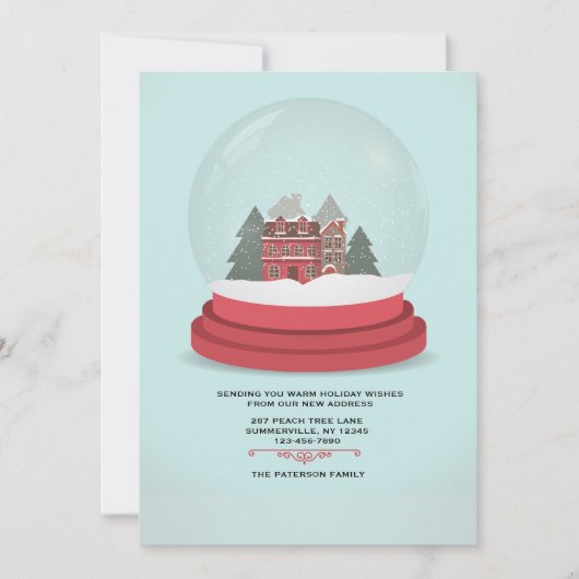 冬の地球の移動発表 シーズンカード (正面)