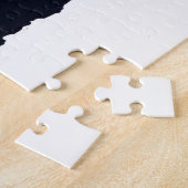 冬の地球地理的世界地図 ジグソーパズル (側面)