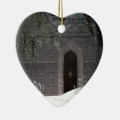 冬の城のオーナメント セラミックオーナメント (右)