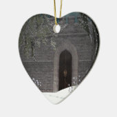 冬の城のオーナメント セラミックオーナメント (左)