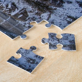 冬の城、詩編46 1-2聖書の聖句 ジグソーパズル (側面)