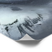 冬の城 | AIアートポスター ポスター (角)