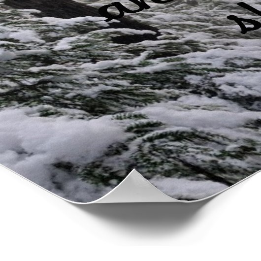 冬の夏は創世記第8章22節のポスターを止めない ポスター (角)