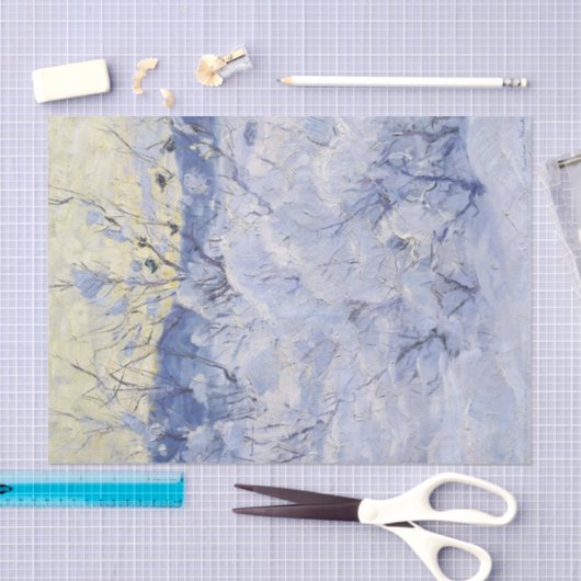 冬の夕べバイグスタフヴェンツェル 薄葉紙 (クラフト)