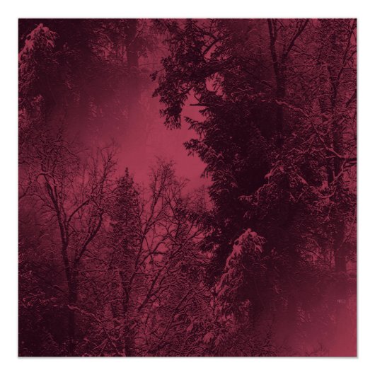 冬の夕べ... ポスター (正面)