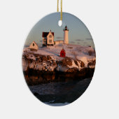 冬の夕日 セラミックオーナメント (右)