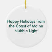 冬の夕日 セラミックオーナメント (裏面)