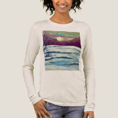 冬の夕日 トライブレンドTシャツ (正面)