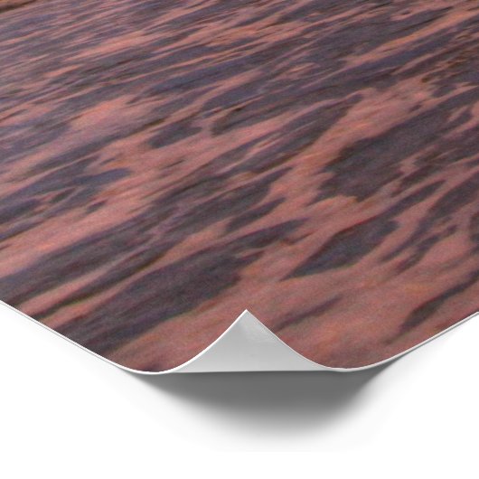 冬の夕日» ポスター (角)