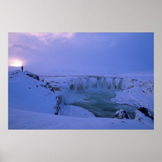 冬の夕日 ポスター (正面)