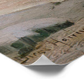 冬の夕日 ポスター (角)