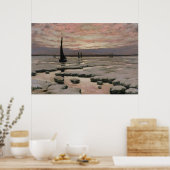 冬の夕日 ポスター (キッチン)