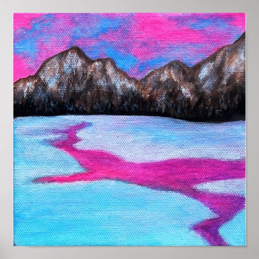 冬の夕日 ポスター (正面)