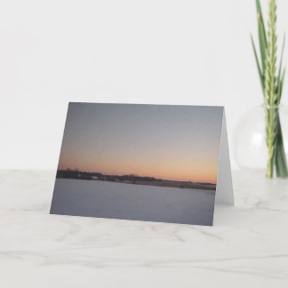 冬の夕日# 1 カード