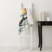 冬の夜に鳥凍っていを愛する シェルパブランケット (インサイチュ)