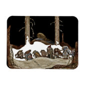 冬の夜に マグネット (横)