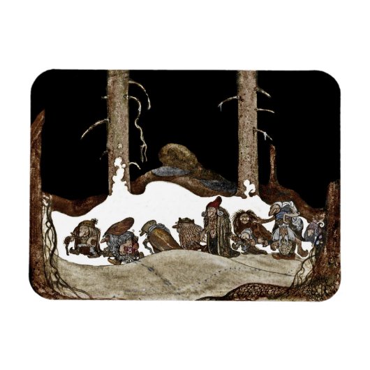 冬の夜に マグネット (横)