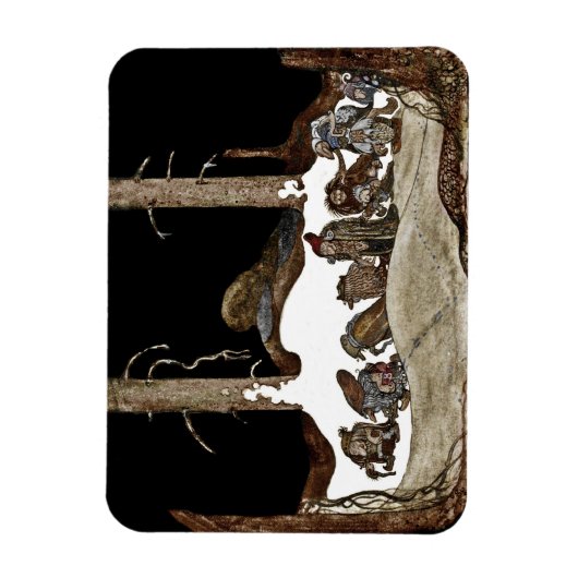 冬の夜に マグネット (縦)