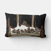 冬の夜に ランバークッション (裏面)