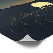 冬の夜のバリューポスター紙 ポスター (角)