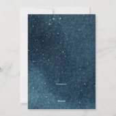 冬の夜のホリデーカード シーズンカード (裏面)