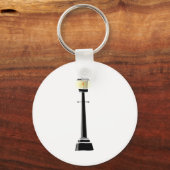 冬の夜のランプ キーホルダー (正面)