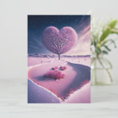 冬の夜の囁き：夢想冬のハート 招待状 (スタンド正面)