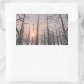 冬の夜の夢のステッカー 長方形シール (バッグ)