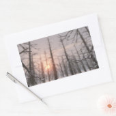 冬の夜の夢のステッカー 長方形シール (封筒)